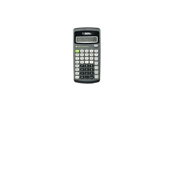 Texas Instruments TI-30Xa Gray One-Line 10-Digit Display Scientific Calculator - Picture 2 of 6